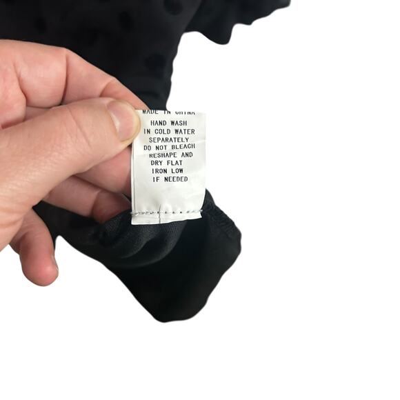 Romantic glam bell‎ sleeve dress SirenLily polka dot retro feminine PS - Picture 7 of 7